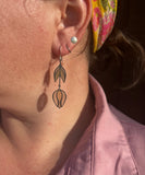 Tulipa // Stained Glass Resin Earrings