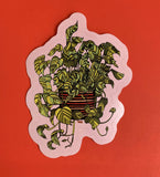 Houseplant Stickers -Weatherproof