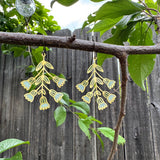 Forget Me Not // Stained Glass Resin Earrings