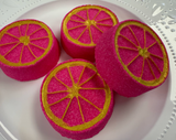 Pink Lemonade Slice Bath Bomb