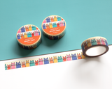 Whimsical Colorful Cats Washi Tape