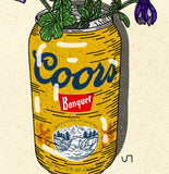 Coors Banquet Beer Can Print