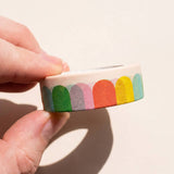 Rainbow Scallop Washi Tape