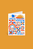 A New Year is on the Horizon-Happy Birthday Greeting Card