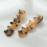 Zoe 3 Cat Face Barrette Hair Clip (Set of 2)