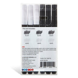 PRO Acrylic Paint Pens Extra Fine - Black & White 6 pc