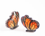 Monarch Butterfly Stud Earrings