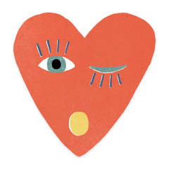 Heart Blink - individual sticker