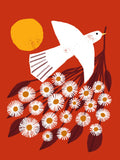 Art Print - Red Dove