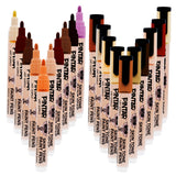 Pintar Skin Tone Paint Pens and Water-Based Marker 20 Pack Set | 5.0MM Medium Tip for Outlining, Painting, Drawing on Rocks, Canvas, Tiles, Non-Stick Surfaces | Quick Dry Action Markers