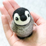 Baby Penguin Mini Needle Felting Kit | Beginner Craft Kit
