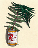 Rainier Beer Can Print