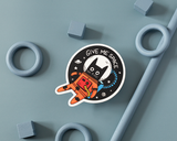 Give Me Space Cat Vinyl Sticker