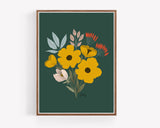 Good Vibes - floral illustration print