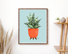 For the Sunshine - potted plant wall art