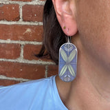 Mirror // Stained Glass Resin Earrings
