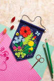 Wildflower Pennant Felt Craft Kit | Beginner Craft Kit
