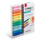 PRO Acrylic Paint Brush Pens - 12 Tropical Colors