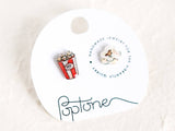 Popcorn Earrings | Oscar Movie Night Earrings