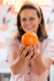 Orange Fruit Candle