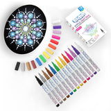 Pintar 14 Pack Fine Point Acrylic Paint Pens with  0.7mm Tip