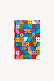 Blank Journal with Red Spiral - "Eyes Forward, Heart Open"