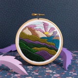 Highland Hike Mini Embroidery Kit | Beginner Craft Kit