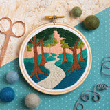 Forest Walk Mini Embroidery Kit | Beginner Craft Kit