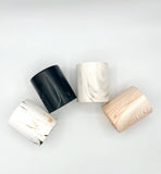 Biophilia: White Marble + Pure Fresh Air Scented Candle