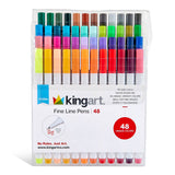 Fine Line Pens - Water-Based Ink - 48 Colors