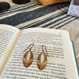 Mod // stained glass resin earrings