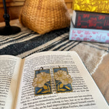 Ranunculus  // stained glass resin earrings