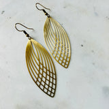 Dear Darlington Lace Leaf Earrings