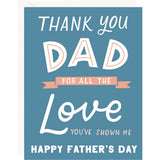 Thank you Dad Father’s Day Card
