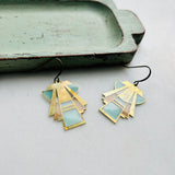 Temple Stained Glass Earrings