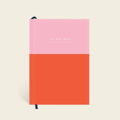 Colorblock “Big Ideas” Lined Notebook