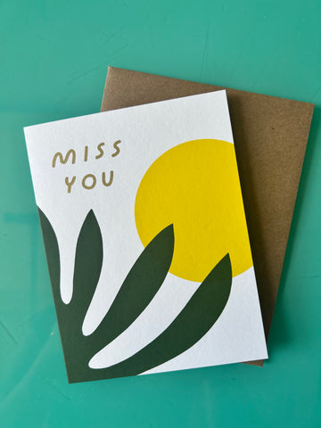 Miss You Shapes & Colors Card