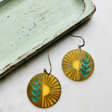 Sunbeam Stained Glass Earrings