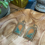 Archway Stained Glass Earrings