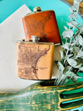 Milwaukee Map Flask