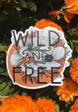 Wild & Free Vinyl Sticker