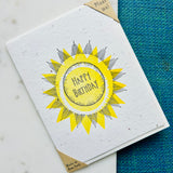 Happy Birthday Sun Plantable Card