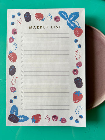 Berry Market Notepad