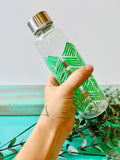 Mint Sustain Glass Waterbottle