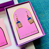 Tiny Deer Studio Arch Mini Drop Earrings