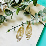 Dear Darlington Lace Leaf Earrings