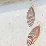 Dear Darlington Lace Leaf Earrings