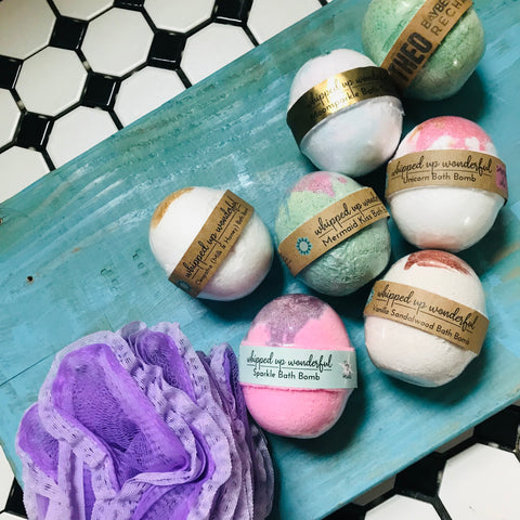 Whipped Up Wonderful Bath Bombs