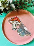 Red Spotted Purple Butterfly Sticker