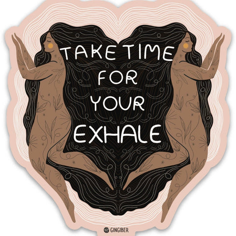 Exhale Sticker